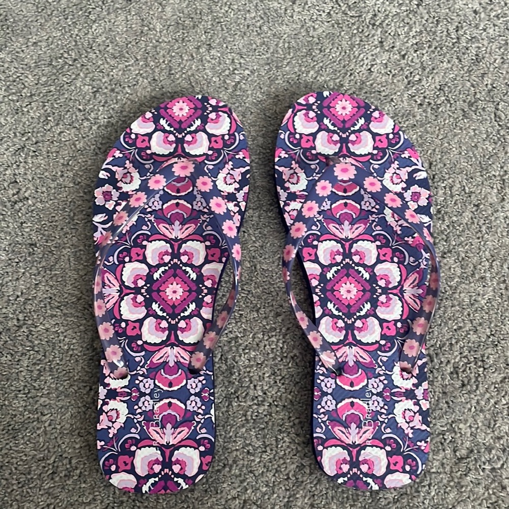 Brand New Vera Bradley flip flops